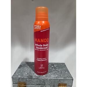 Mando Men’s Whole Body Cabin Retreat Deodorant 72 Hr Invisible Spray 3.6 oz